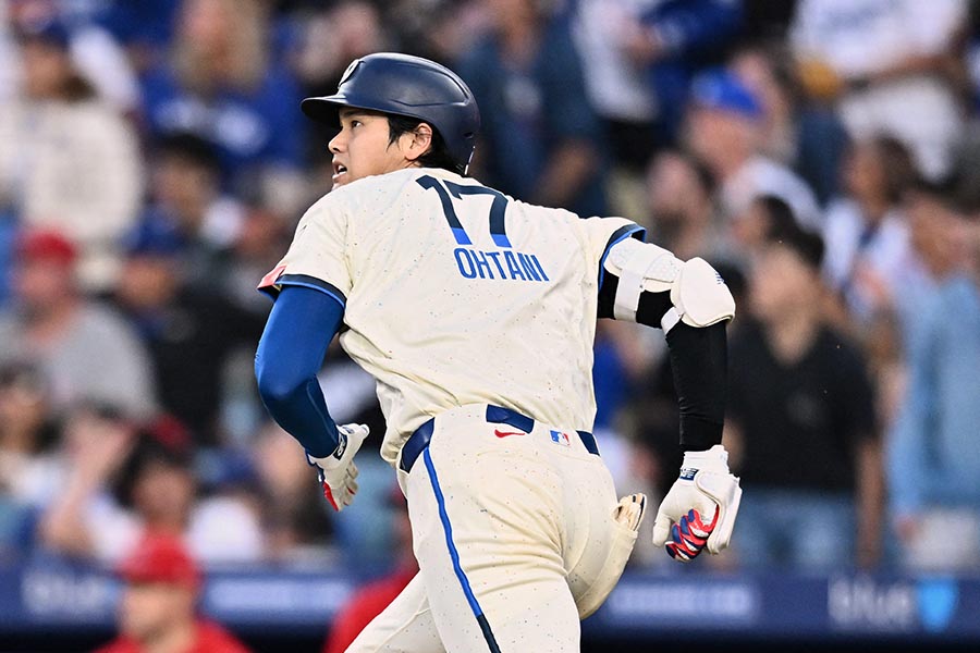 11号2ランを放ったドジャースの大谷翔平【写真:ロイター】