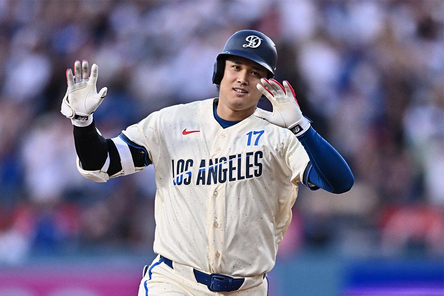 11号2ランを放ったドジャースの大谷翔平【写真:ロイター】