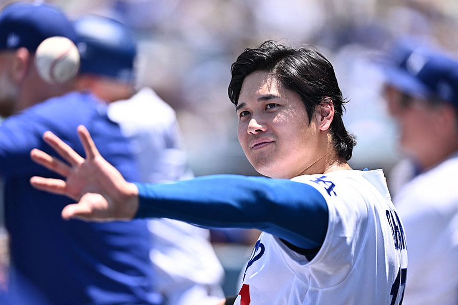ドジャースの大谷翔平【写真：ロイター】