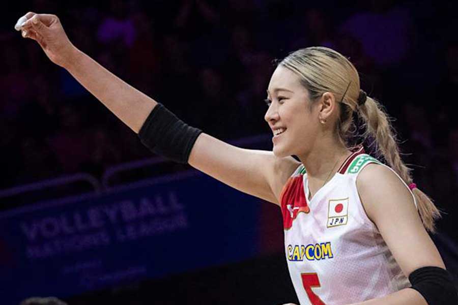 佐藤淑乃【写真：Volleyball World提供】