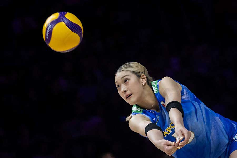佐藤淑乃【写真:Volleyball World提供】