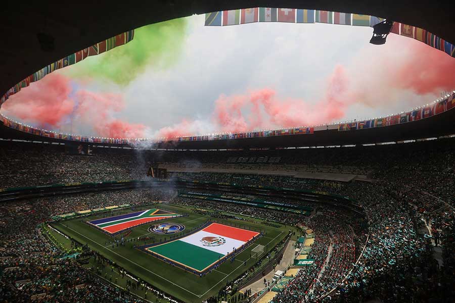 開幕戦ではメキシコが南アフリカに2-0で勝利した【写真：ロイター】