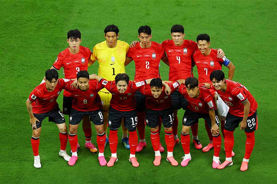 サッカー韓国代表【写真：ロイター】