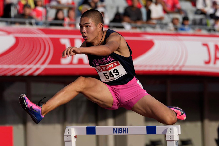 日本選手権に出場している後藤大樹【写真：奥井隆史】