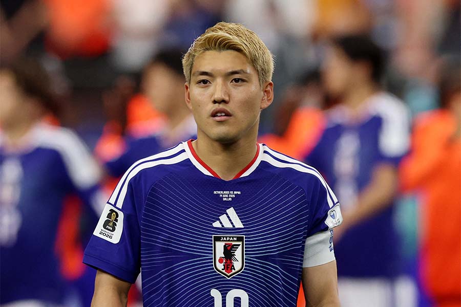 サッカー日本代表の堂安律【写真：ロイター】