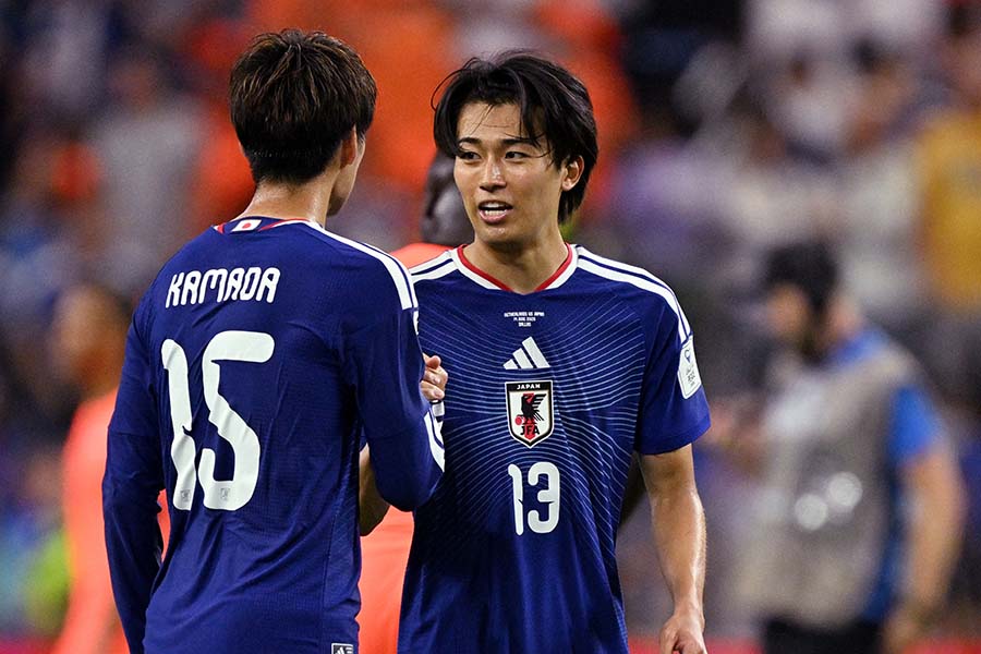 サッカー日本代表の中村敬斗【写真：ロイター】