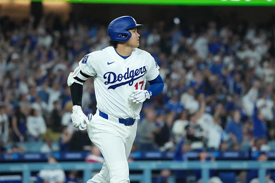 今季第15号を放ったドジャースの大谷翔平【写真：ロイター】