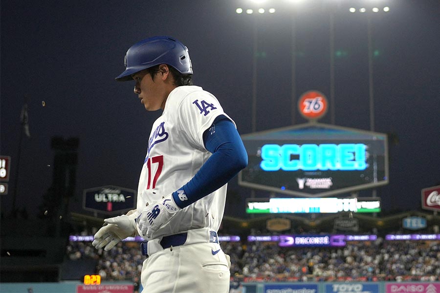 レイズ戦で今季15号を放ったドジャースの大谷翔平【写真:ロイター】