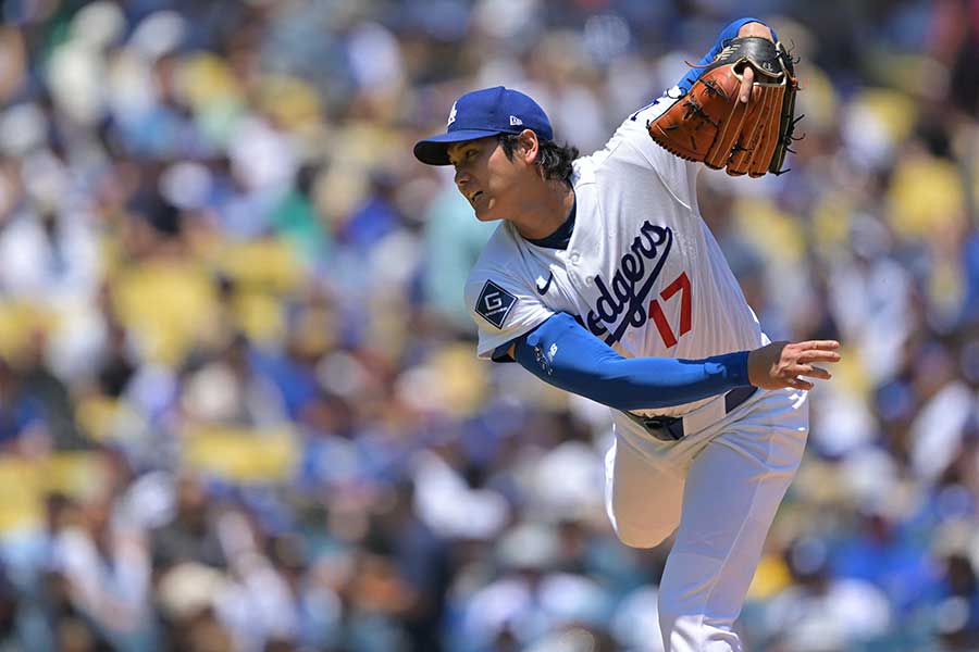 レイズ戦に先発登板した大谷翔平【写真:ロイター】