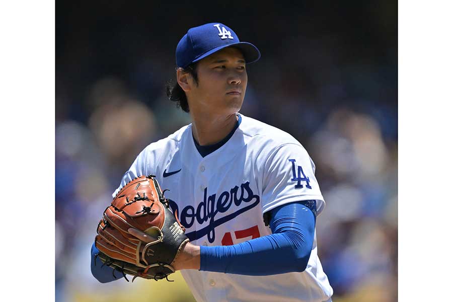 レイズ戦に先発登板した大谷翔平【写真：ロイター】