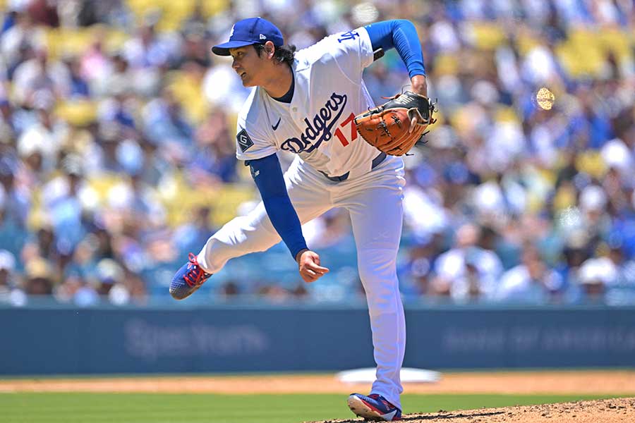 レイズ戦に先発登板した大谷翔平【写真:ロイター】