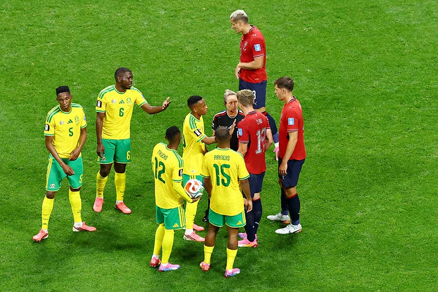W杯チェコ対南アフリカ戦【写真:ロイター】