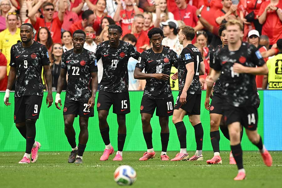 カタールに勝利したカナダ代表【写真:ロイター】