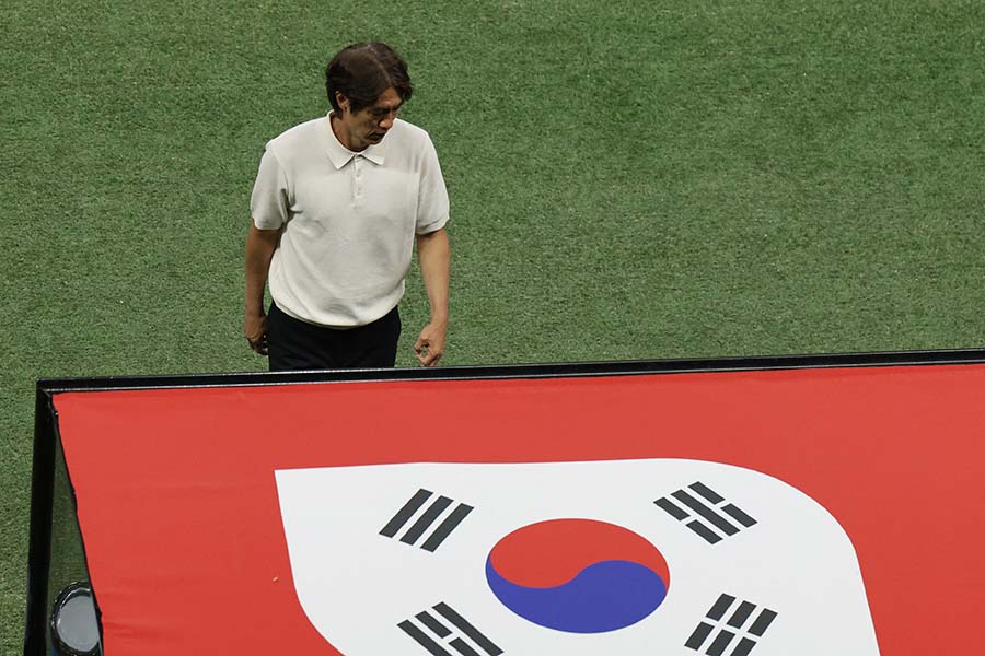 韓国のホン・ミョンボ監督【写真：ロイター】