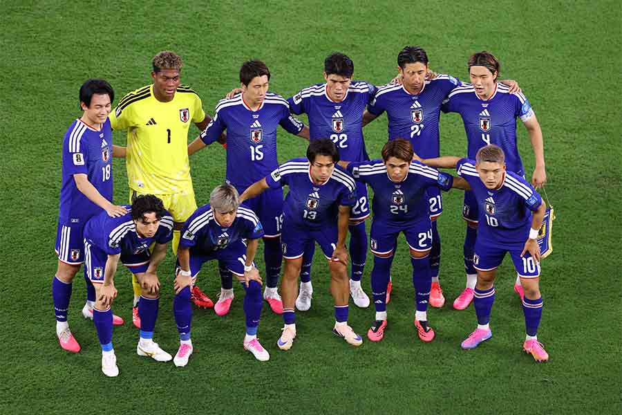 チュニジアと対戦したサッカー日本代表【写真:ロイター】
