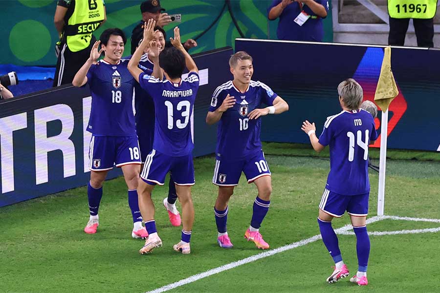 チュニジアに4-0で勝利した日本【写真:ロイター】
