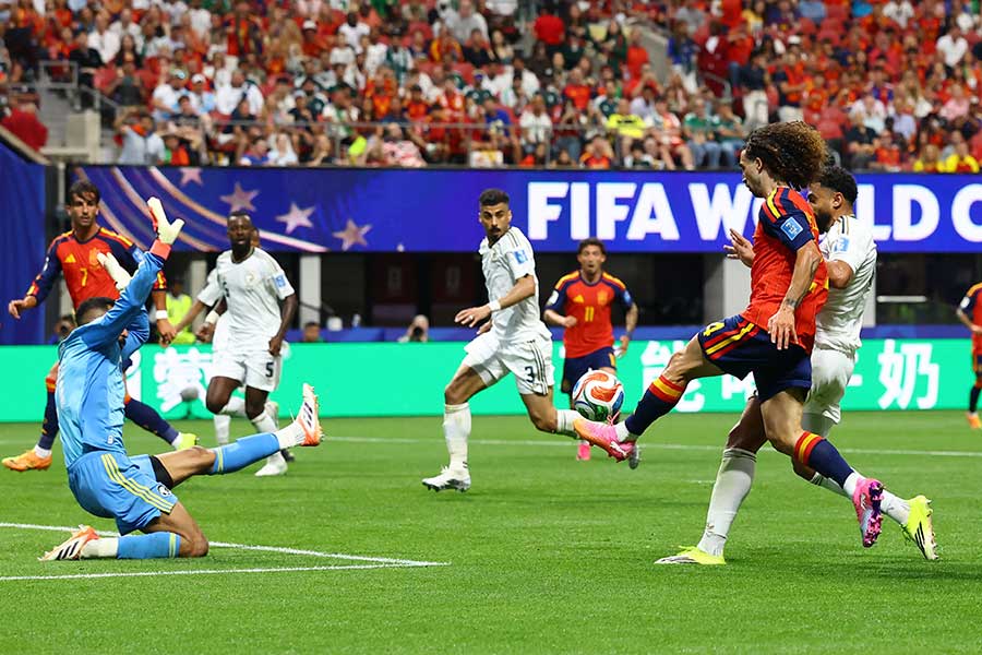 スペイン対サウジアラビア戦【写真:ロイター】