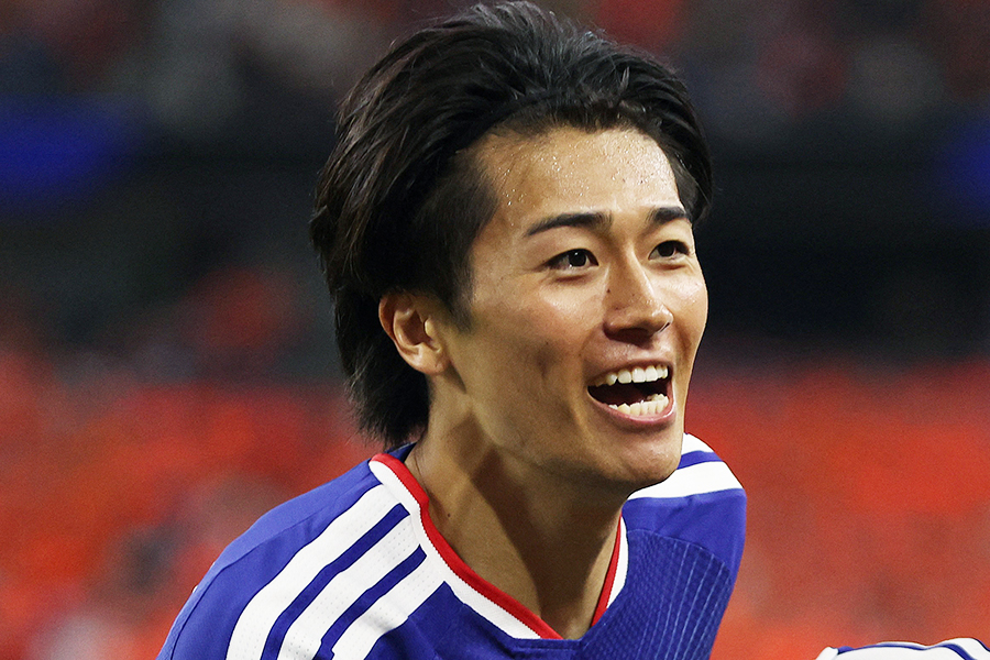 サッカー日本代表の中村敬斗【写真:ロイター】
