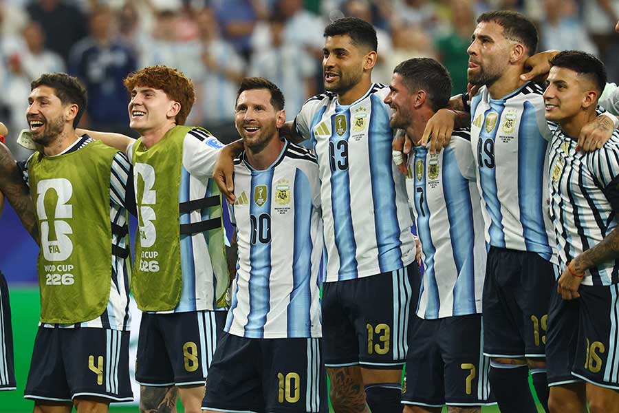 オーストリアに勝利したアルゼンチン【写真：ロイター】