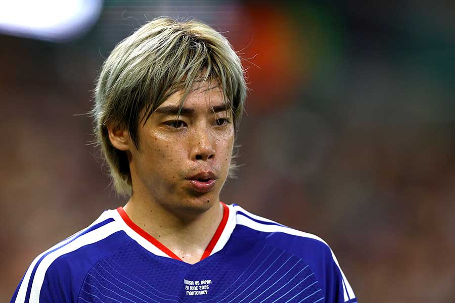 サッカー日本代表の伊東純也【写真:ロイター】