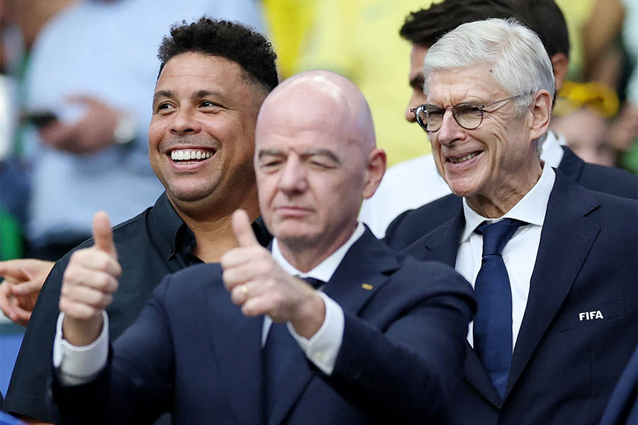 インファンティーノFIFA会長【写真:ロイター】