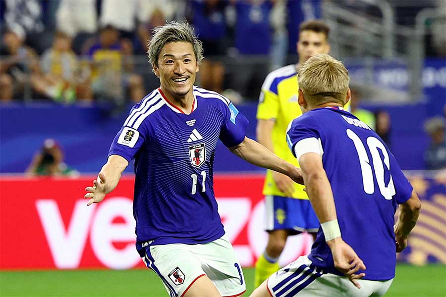 サッカー日本代表の前田大然【写真:ロイター】