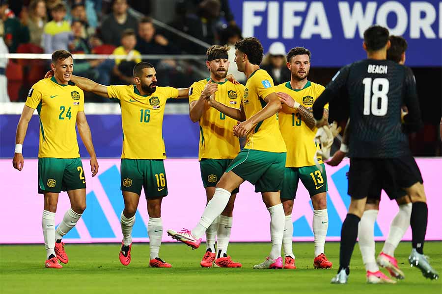 サッカーオーストラリア代表【写真：ロイター】