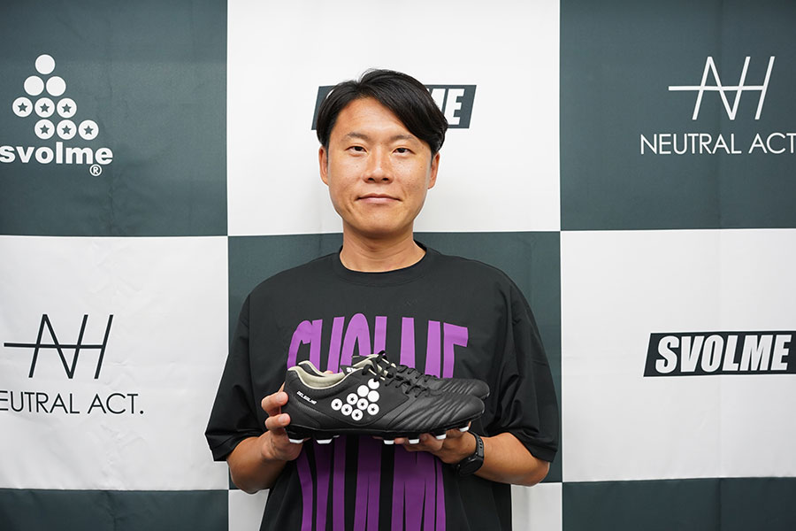 取材に応じたSVOLMEの取締役の谷川洋二郎さん【写真：澤田直人】