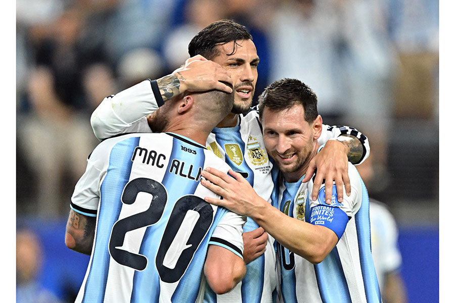 サッカーW杯に出場しているアルゼンチン代表【写真：ロイター】