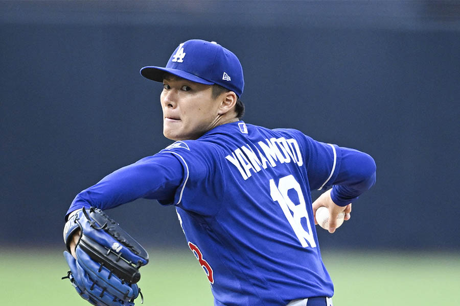 ドジャースの山本由伸【写真：ロイター】