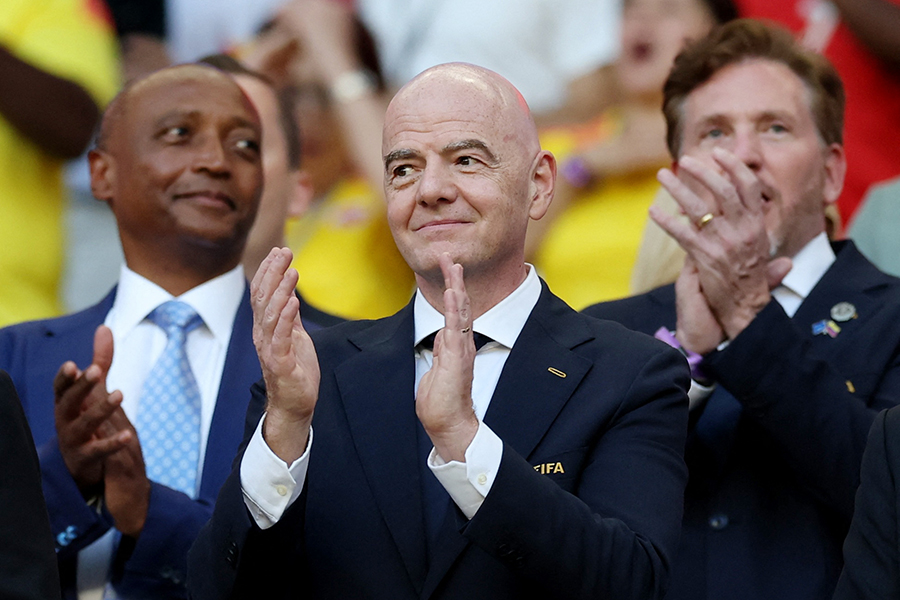FIFAのジャンニ・インファンティーノ会長【写真：ロイター】
