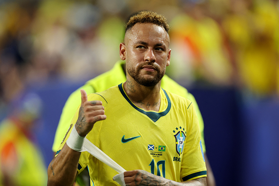 ブラジル代表のネイマール【写真：ロイター】