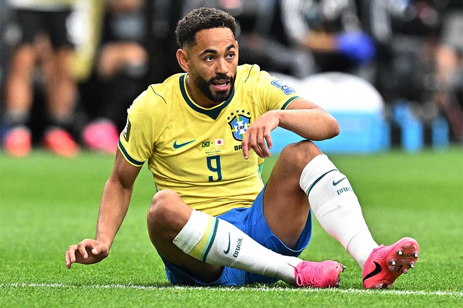 ブラジル代表のマテウス・クーニャ【写真：ロイター】