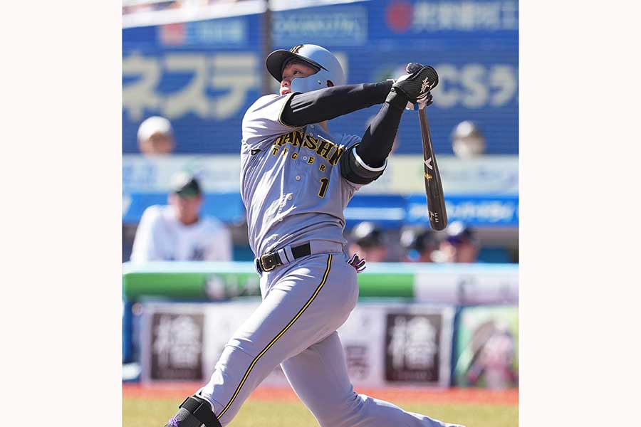 阪神の森下翔太【写真：産経新聞社】