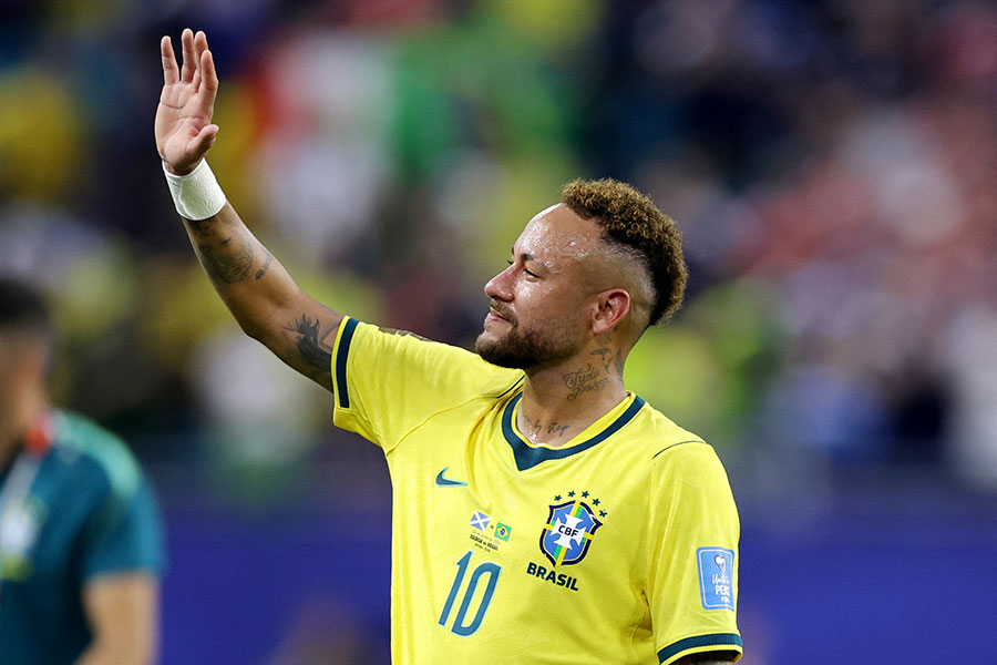ブラジル代表のネイマール【写真:ロイター】