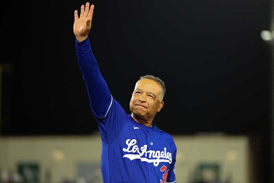 監督通算1000勝目を挙げたデーブ・ロバーツ監督【写真：ロイター】