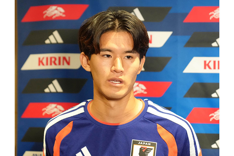 サッカー日本代表の後藤啓介【写真:スポーツ報知/アフロ】