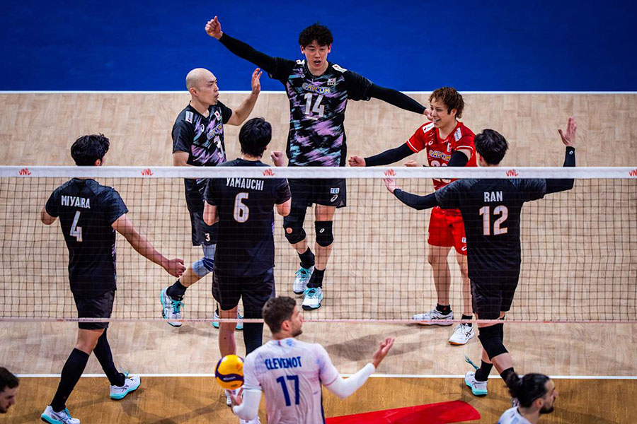 バレーボール男子日本代表【写真:Volleyball World提供】