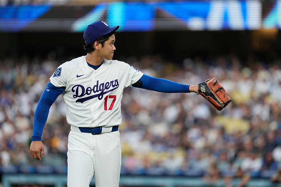 本拠地パドレス戦に先発登板したドジャースの大谷翔平【写真：ロイター】