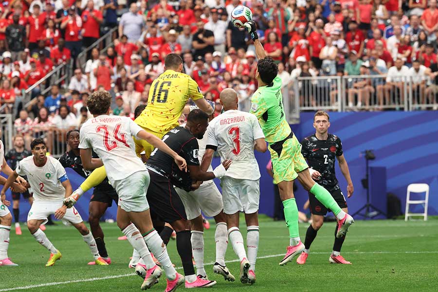 モロッコ対カナダ戦【写真：ロイター】