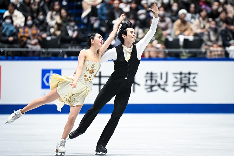 櫛田育良、島田高志郎組【写真:中戸川知世】