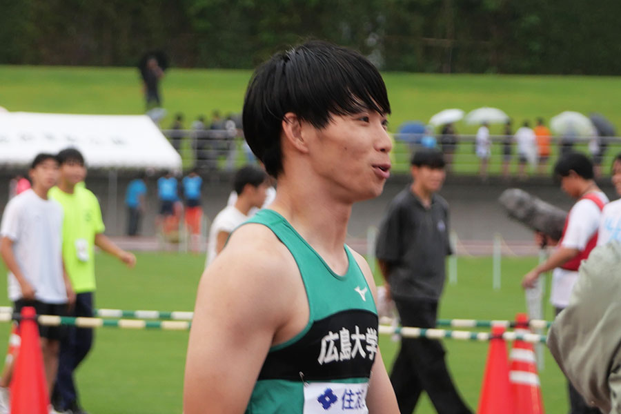 布勢スプリントに出場した山本匠真【写真:編集部】