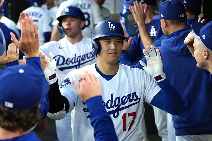 ドジャースの大谷翔平【写真：ロイター】