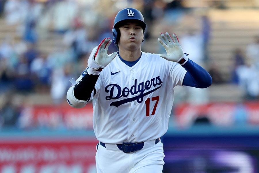 ドジャースの大谷翔平【写真：ロイター】
