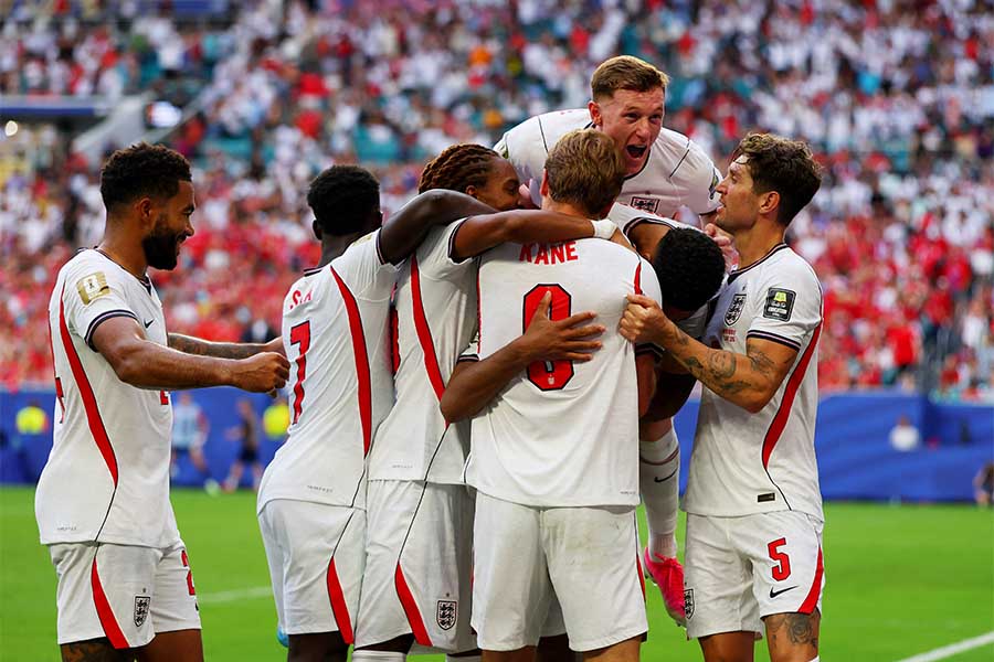 ノルウェーに勝利したイングランド【写真:ロイター】