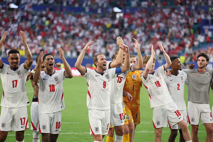 ノルウェーに勝利したイングランド【写真:ロイター】