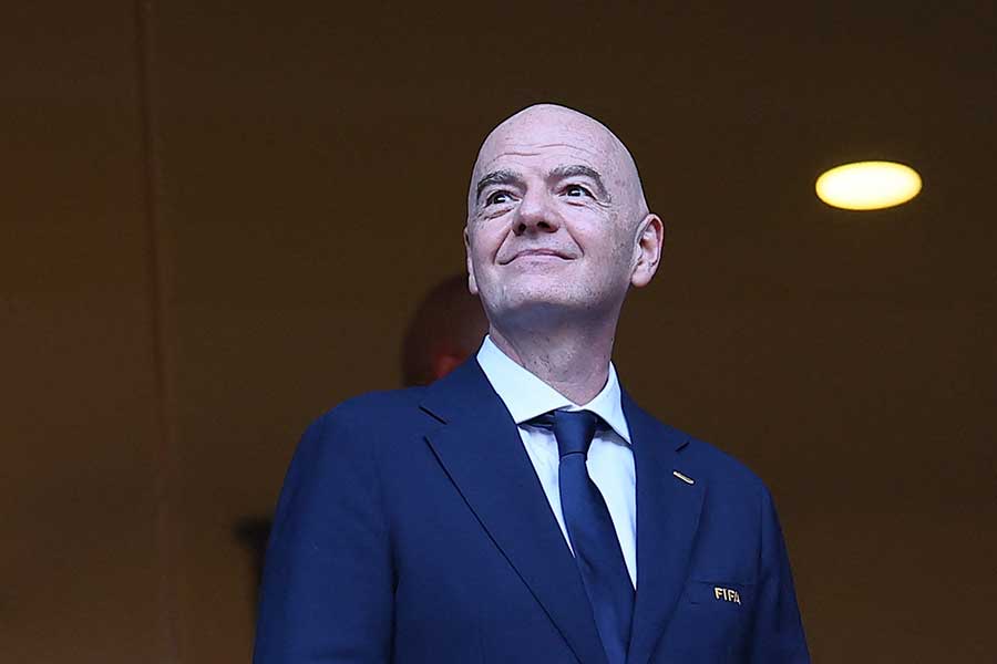 FIFA会長のインファンティーノ氏【写真:ロイター】