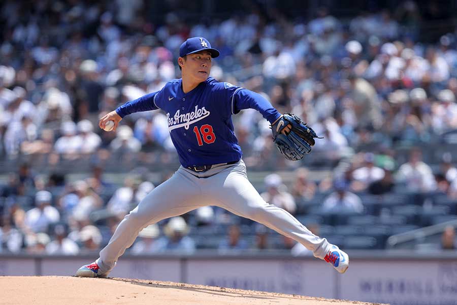 ドジャースの山本由伸【写真:ロイター】