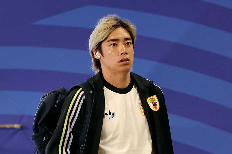 サッカー日本代表の伊東純也【写真:ロイター】