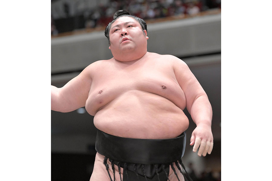 体重210キロの大型力士として活躍した剣翔(2025年9月撮影)【写真:スポーツ報知/アフロ】